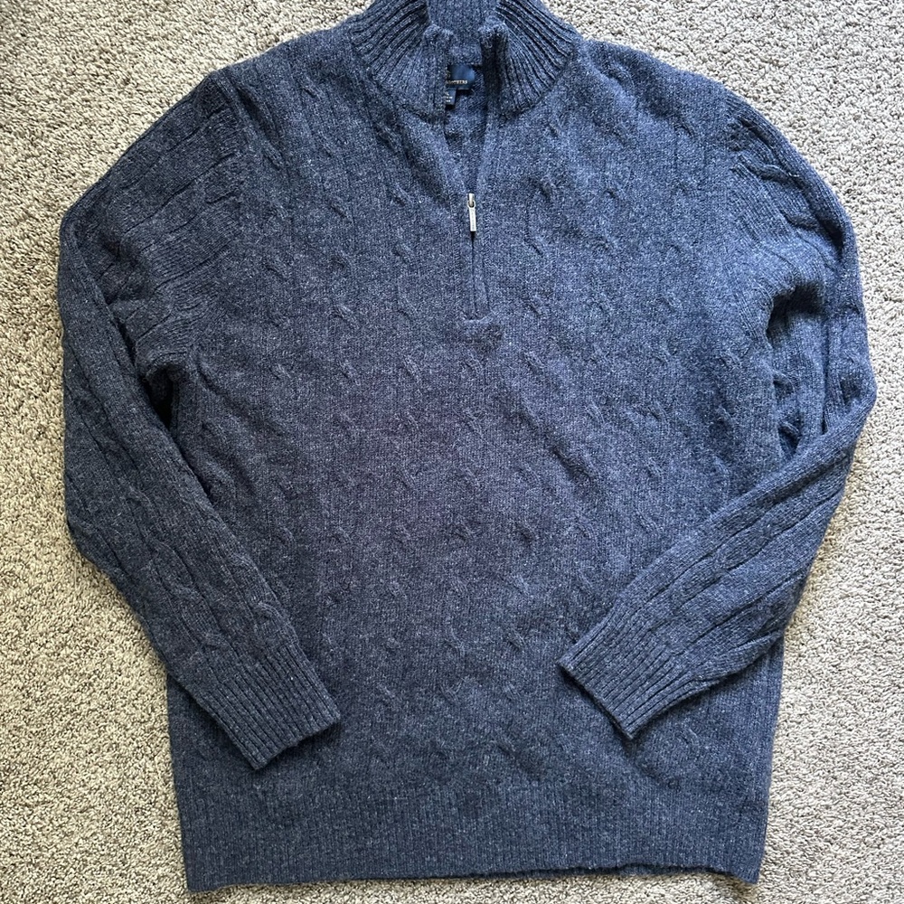 Brooks Brothers Heather Blue Men's Sweater